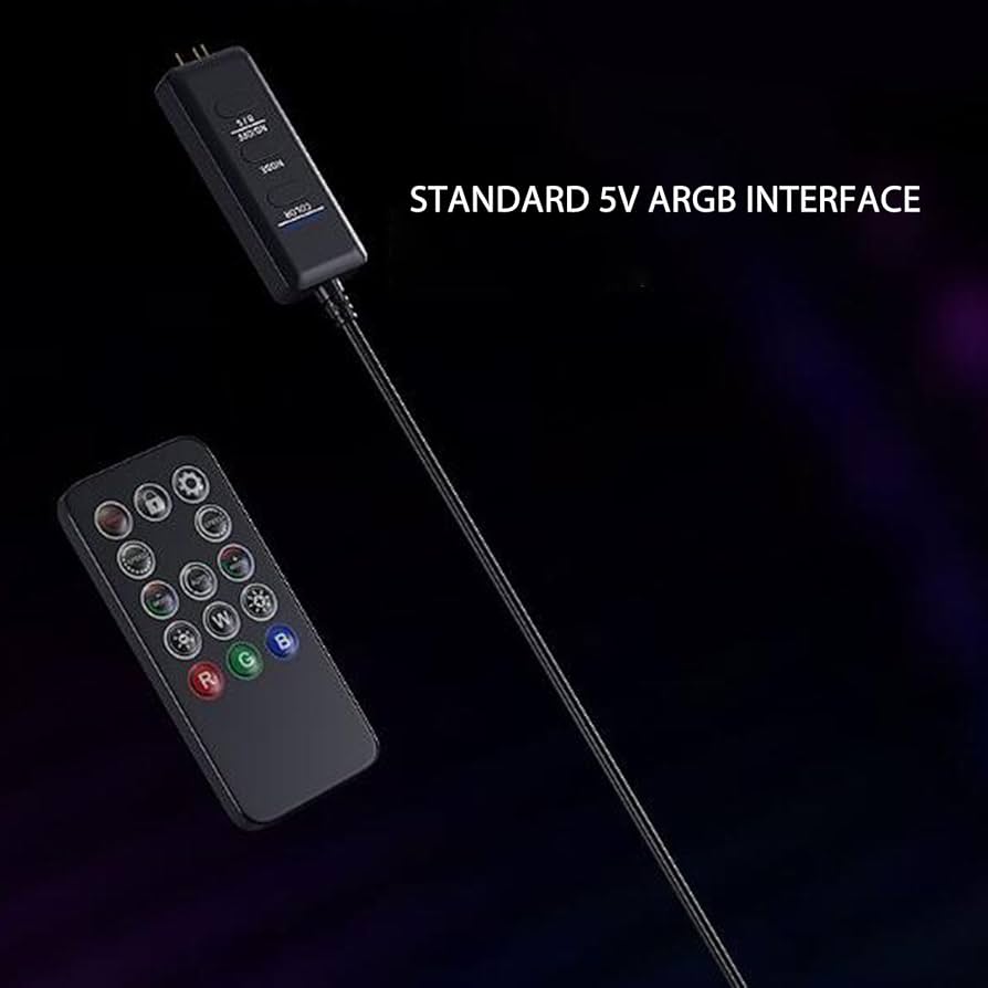 Amazon.co.jp: ARGB コントローラー、5V 3ピン ミニ ARGB PC